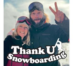 Thank U Snowboarding Podcast - S1 EP14 - Vicky and Nige Brookes