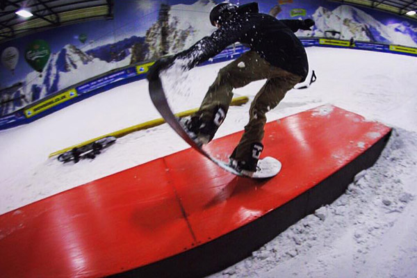Snowboard trick